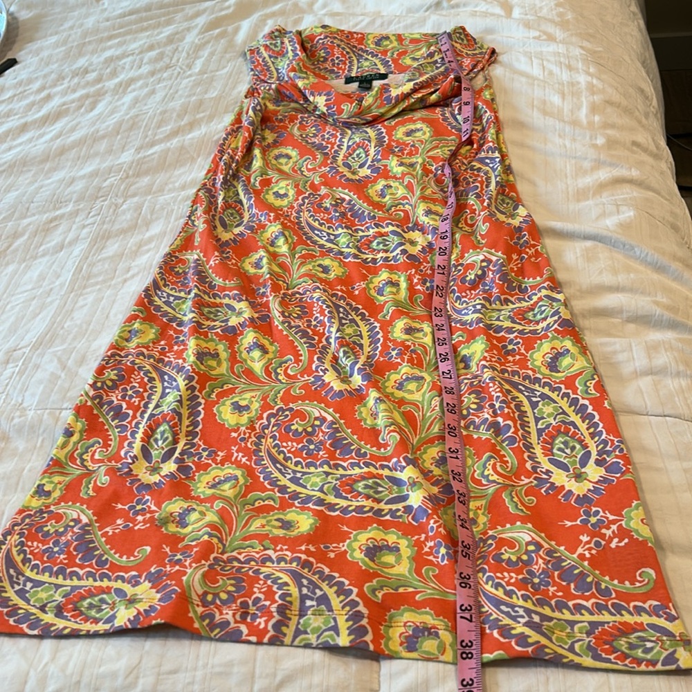 Lauren Ralph Lauren Vibrant Paisley Mini Dress - Picture 7 of 9